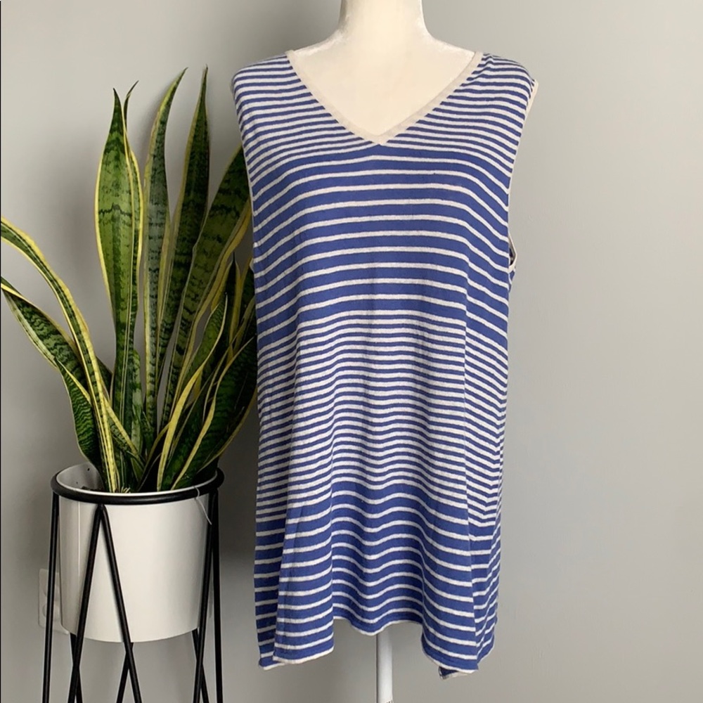 BrainTree Organic Hemp & Cotton Striped Tank